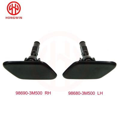 Front Bumper Right&amp;Left Headlamp Headlight Cleaning Washer Spray Nozzle Jet Cover Cap For Hyundai Rohens 98680-3M500 98690-3M500