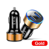 ที่ชาร์จแบตในรถ USB 2 ช่อง ชาร์จเร็ว port car charger รถยนต์ รถบรรทุก เหมาะพกพา ไม่เกะกะในรถ