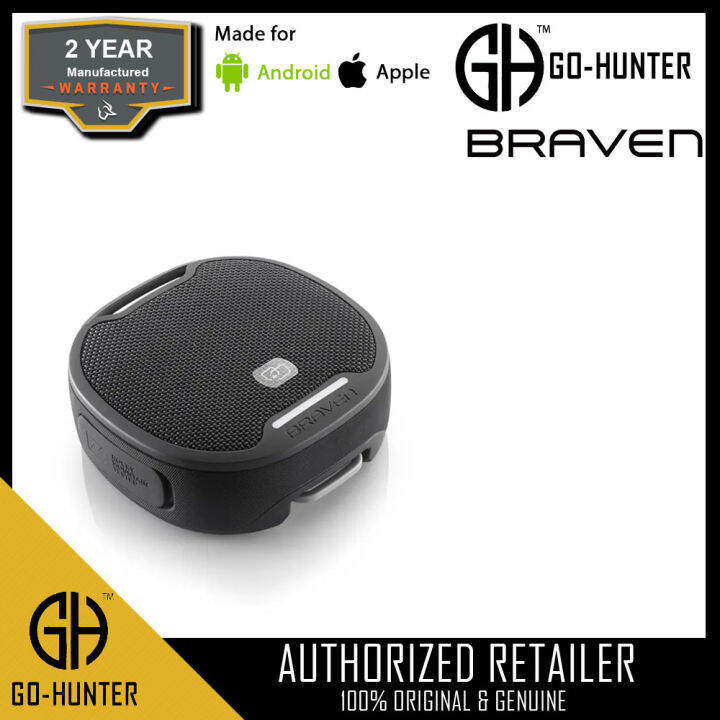 Braven Speakers BRVS Waterproof Rugged and Portable Speaker Black