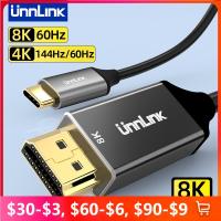 Unnlink 8K60Hz USB C to HDMI Cable 4K144Hz Type-C Thunderbolt 4 Adapter Phone Laptop to TV for Macbook Samsung Huawei Adapters Adapters