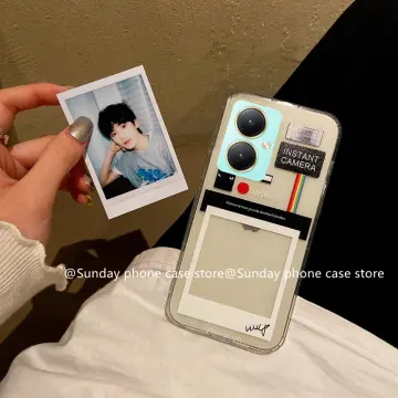 polaroid on back of phone