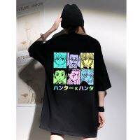 2020 Anime Hunter X Hunter Killua Leorio Kurapika Gon Hisoka Pullover Tshirt Streetwear Tops