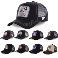 ◘ topi {Ready Stock} Cap Men Disney series MICKEY rudder Baseball Cap High Quality Cotton Mesh Dad Truck Hat