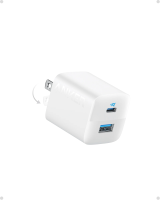 Anker 323 Charger 33W 2 Ports Fast Charging สูงสุด2อุปกรณ์พร้อมกันพร้อมพอร์ต USB-C และพอร์ต USB-A