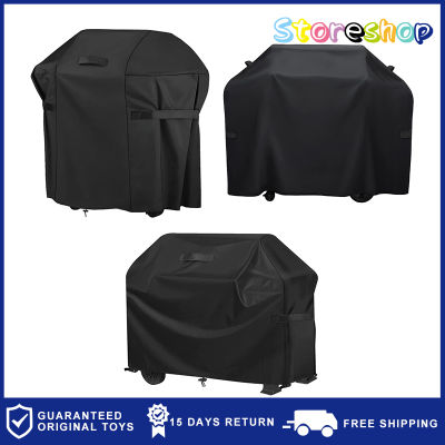 Barbecue Grill Cover Weather Resistant BBQ Covers Waterproof Heavy Duty Durable Barbecue Cover Compatible for Most Brands pretty well