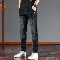 Factory Outlet 2023 Jeans MenS Summer Washing Plastic Slim Small Barbers Spring And Autumn Tide Merit Pants