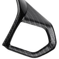 for 3008 GT 4008 5008 ABS Carbon Fiber Sticker Steering Wheel Trim Decorative Frame Cover 2018