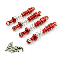 for MN D90 MN-90 MN99S WPL C14 C24 C34 RC Car 4Pcs Metal Shock Absorber Damper Upgrade Parts Accessories