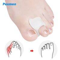 ✑❉ Pexmen 2Pcs/Pair Gel Big Toe Separator for Overlapping Toes Bunions Big Toe Alignment Corrector and Spacer Foot Protector