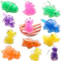 5PCS New Bead Ball Dinosaur Pinch Music Creative Release and Decompression TPR Elastic Creative Unique Children &amp; adults Toy