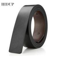 【CW】⊙❏✙  HIDUP Mens Level Leather Pin Soft Belts Only 3.3cm Wide 2022 LUWJ16