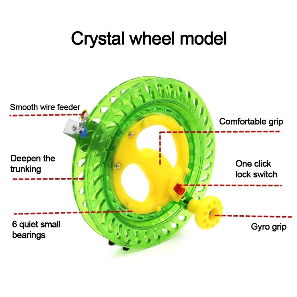 SPOON Grip Fying Kites Twisted String Line Outdoor Game Handle Tool Winder  Fire Wheel Kite Reel String Flying