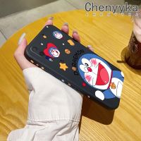 เคส Chenyyyka สำหรับ Huawei P20 Pro เคสลายการ์ตูนโดราเอมอนสร้างสรรค์เคสโทรศัพท์ดีไซน์ใหม่บางป้องกันขอบสี่เหลี่ยมกรอบปลอกซิลิโคนเคสกันกระแทก