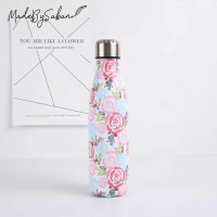 500ml Stainless Steel Vacuum Insulated Water Bottle Flask Thermal Sports Chilly Double Wall Direct Drinking Eco-Friendly Bottle