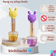 Dụng cụ uống thuốc cho bé dụng cụ uống sữa chống sặc Kichilachi có đầu