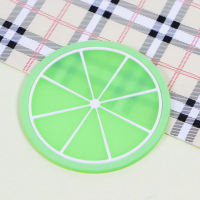 1Pcs Fruit Coaster Colorful Silicone Cup Mat Stocked Slip Insulation Drink Pad for Kitchen Dining Bar Cute Fruit Coaster