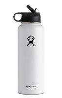 กระติกน้ำเก็บอุณหภูมิ แสตนเลสสตีล สูญญากาศ White  Hydro flask 40oz.