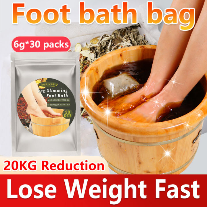 30Pcs Herbal Foot Bath Bag Ginger Foot Soak Original Weight Loss Foot ...