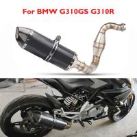 Motorcycle Exhaust Slip on G310R G310GS Muffler Escape Silencer Tail Tip Connect Link Tube for BMW G310R G310GS