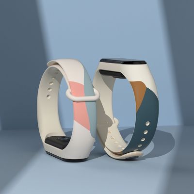 lipika Morandi Strap for Xiaomi Mi Band 5 4 3 Sport Wristband Silicone Mi Band6 Minimalist style Wrist Christmas watchStrap Accessories