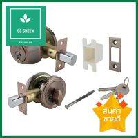 กุญแจลิ้นตาย 1 ด้าน HAFELE 489.10.503 สีทองแดงรมดำSINGLE CYLINDER DEADBOLT HAFELE 489.10.503 ANTIQUE COPPER **หมดแล้วหมดเลย**