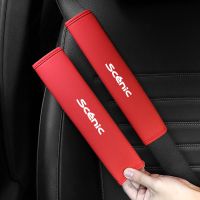 For Renault Scenic Car seat belt cover Breathable shoulder pad Driver shoulder care for adults and children car accessories Seat Covers