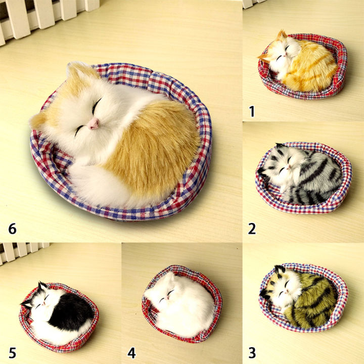 buy-in-coins-new-simulation-animal-stuffed-doll-plush-sleeping-cats-toy-with-sound-kids-birthday-gift