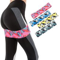 Resistance Bands Elastic Fabric Rubber Booty Bands Non-slip Circle Loop Workout Bands for Butt Legs Thigh Training Hip Trainer Exercise Bands