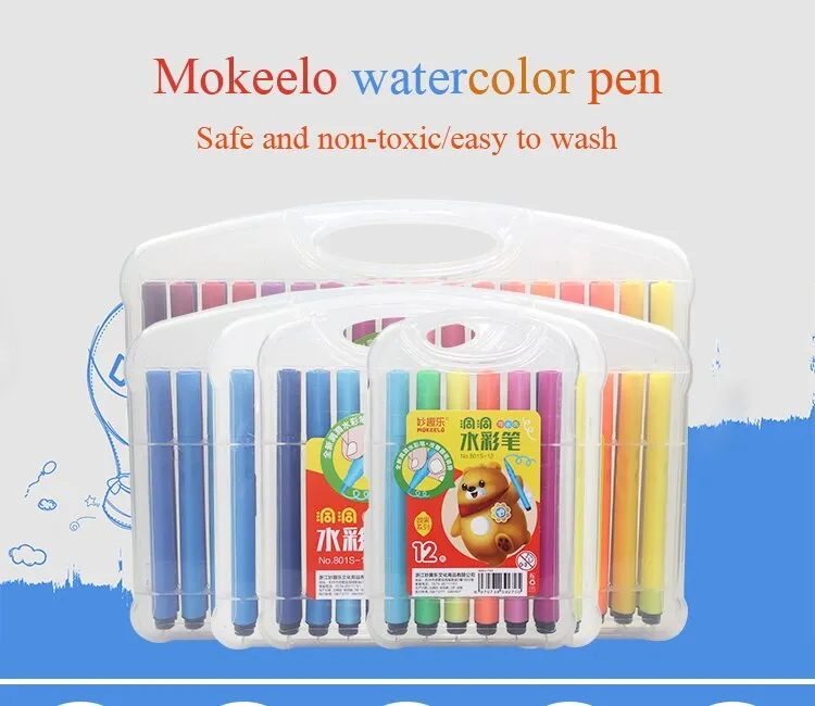 50/59/65/66pcs Children's Drawing Set with Marker Coloring Book Watercolor  Paint Brush Color Pencil