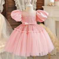 ZZOOI Toddler Girls Princess Dress Elegant Wedding Party Tulle Tutu Prom Gown Birthday Pageant Clothes Children Christmas Costume