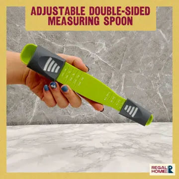 Adjustable Measuring Spoon Kitchen Double Sided Powder Metering