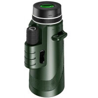 ZZOOI 80*100 Monocular Spyglass with Telescopic Bracket with Smartphone Holder Outsoor Travel Hunting Camping Telescopic