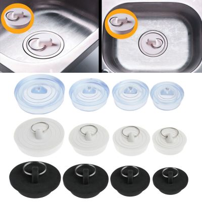 1PC Durable Rubber Kitchen Bath Tub Sink Water Stopper Floor Round Drain Plug Sink Bathtub Drainage Stopper Leakage-proof Plug  by Hs2023