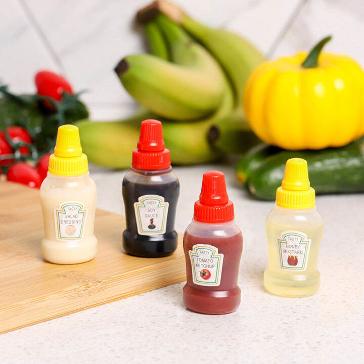 🔥Hutyet👍 Mini Portable Tomato Sauce Bottle Oil Vinegar Sauce Bottle