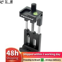 ✔ 1/4 Tripod Head Bracket XJ-8 Mobile Phone Holder Clip Metal for Flashlight Microphone Smartphone w Spirit level Cold Shoe Mount