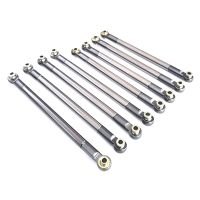 for MN86S MN86 MN86KS MN86K MN G500 Upgrade Parts 8PCS Metal Pull Rod Link Rod Linkage 1/12 RC Car Accessories