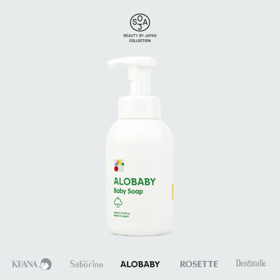 Xà phòng tắm gội toàn thân organic cho trẻ sơ sinh 400ml alobaby baby soap - ảnh sản phẩm 4