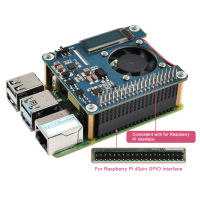 บอร์ดขยายอีเทอร์เน็ตโมดูลจ่ายไฟ POE สำหรับ Raspberry Pi 4B/3B + รองรับ 802.3af