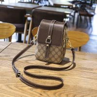 Ladies Side Bags For Women New Trend Hot Luxury Shoulder Crossbody Leather Small Vintage Hanging Mobile Cell Phone Handbags