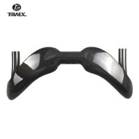 New Type Bent Bar Track Bar CarbonHandlebar Drop Bar 3k Gloss/Matte Finish 31.8MM*370/385MM Races Bars Bicycle Parts Ultra light  Pedometers