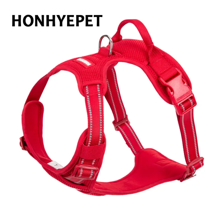 Honhyepet Dog Harness Nylon Breathable 3M Reflective | Lazada PH