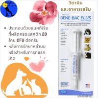 วิตามิน และ อาหารเสริม Bene-Bac® Plus Pet Gel แนะนำทุกครั้งที่สัตว์ประสบการเปลี่ยนแปลงทางโภชนาการหรือสภาพแวดล้อม