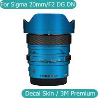 ฟิล์มห่อไวนิลสำหรับ Sigma 20มม. F2 DG DN สติ๊กเกอร์ติดบนตัวเครื่องเคลือบสติกเกอร์ป้องกัน Cameralens 20มม. ฟิล์มป้องกันแสง20 F/2ร่วมสมัยสำหรับ Sony E Mount