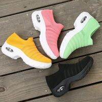 COD ✸◕✉ qafh47 Women Sports Casual Girls Running Tide Shoes Knitting Womens Casual Sneakers Shoes