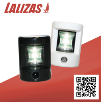 LALIZAS FOS LED 12 Stern Light 135°, Side mounted ไฟท้ายเรือสำหรับยึดด้านข้าง