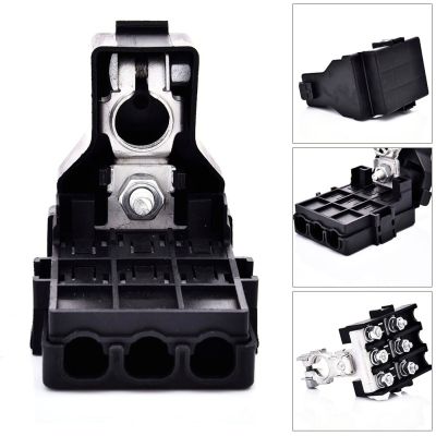 Auto Car Battery Fuse Block 3-way ANG  A-NF  AFS and MIDI Fuse Box Vehicle Accessory Safety Wire Fuse Box 3-Way STZ-GAC-7200 Fuses Accessories