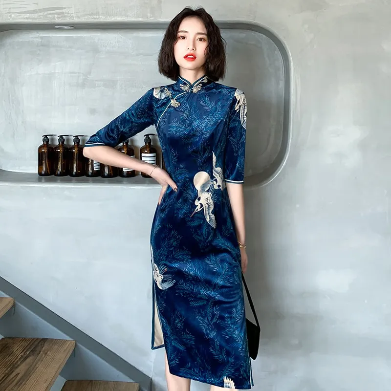 Cheongsam deals dress sexy