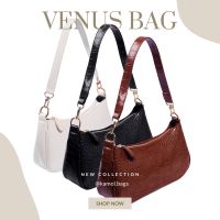 ★彡 ?enus bag 彡★ กระเป๋ามินิมอล ปั๊มลายจระเข้ เลิศหรูดูแพง kamol.bags