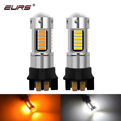 1pcs Canbus PW24W PWY24W LED Bulbs Turn Signal Light Daytime Running Light 4014 30smd DRL Fog Lamps Amber yellow White Red 12V
