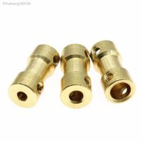 5PCS I/D 2/3/3.17/4/5/6mm Brass Shaft Coupling Coupler Connector Tire For DIY Model Decelerate Motor